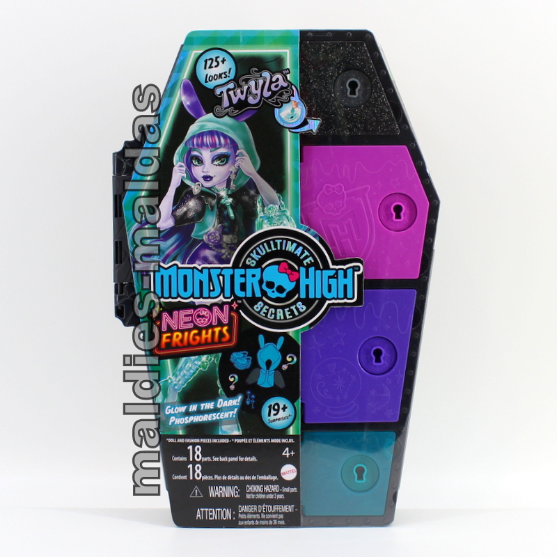 Monster High Twyla Skulltimate Secrets Neon Frights HNF82 Mattel Puppe