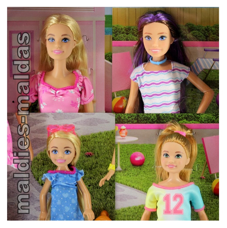 Barbie Schwestern Geschenk Set Puppenset Barbie Skipper Stacie Chelsea HWJ01 – Bild 5