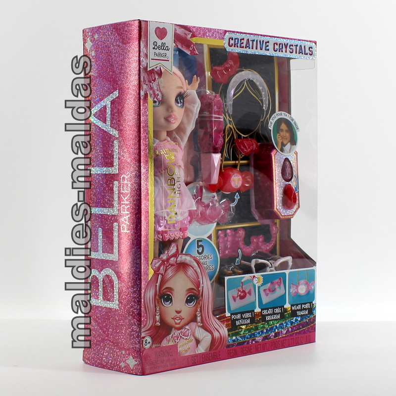 Rainbow High Bella Parker Creative Crystals Spielset 121367EUC Doll Puppe – Bild 3