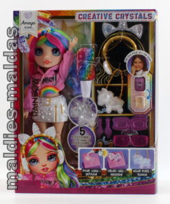 Rainbow High Amaya Raine Creative Crystals Spielset 121411EUC Doll Puppe