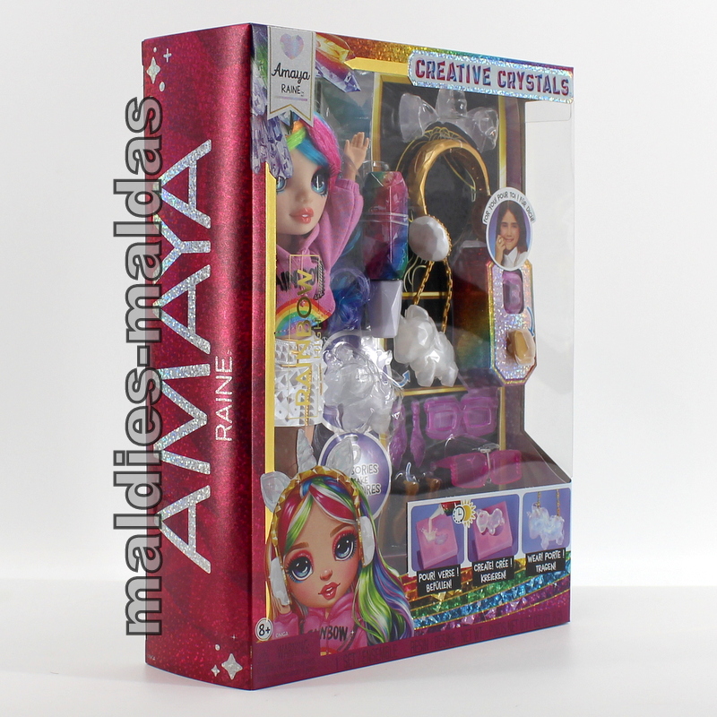 Rainbow High Amaya Raine Creative Crystals Spielset 121411EUC Doll Puppe – Bild 3