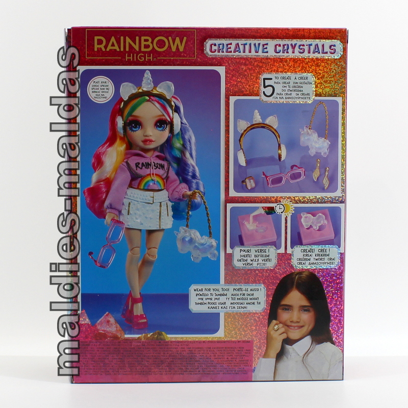 Rainbow High Amaya Raine Creative Crystals Spielset 121411EUC Doll Puppe – Bild 9
