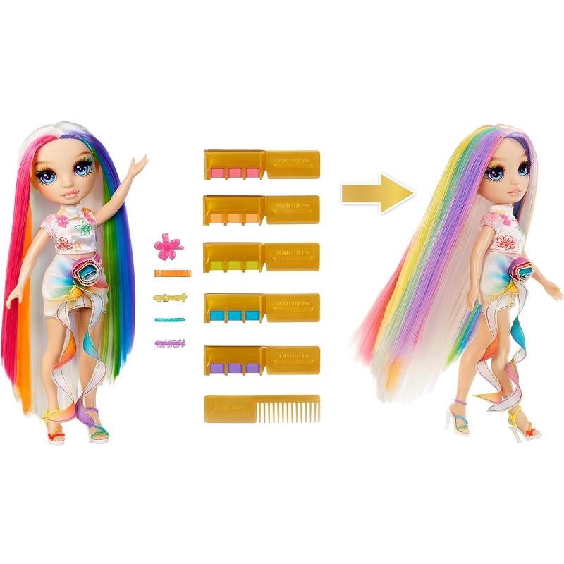 Rainbow High Amaya Raine Hair Play Doll Haare Spielset 526780EUC – Bild 5