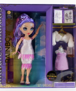 Rainbow High Violet Willow Fantastic Fashion lila Doll Puppe 587385EUC