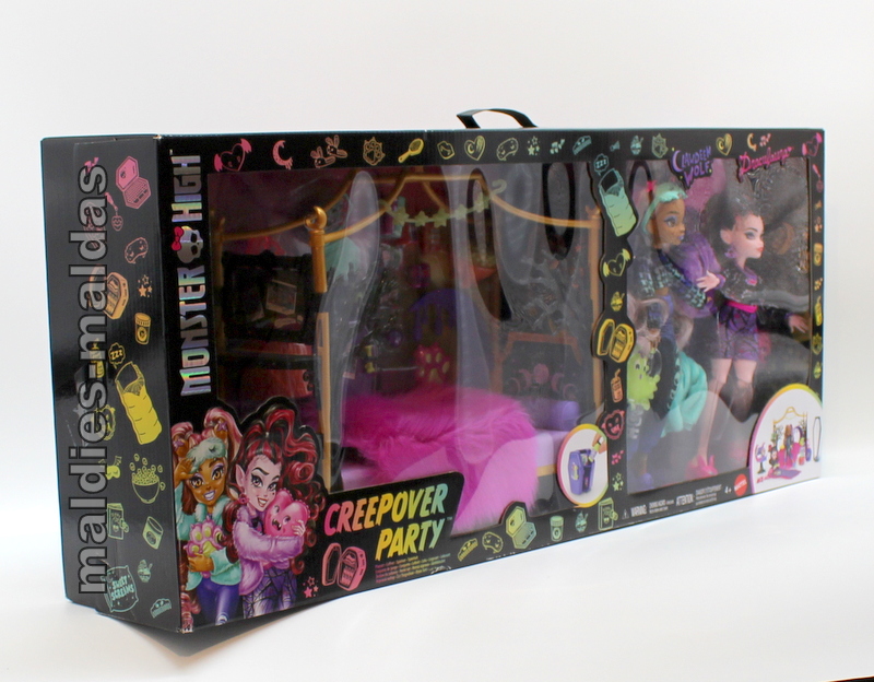 Monster High Creepover Party Spielset mit Clawdeen Wolf und Draculaura HPW80 – Bild 4