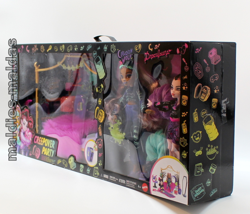 Monster High Creepover Party Spielset mit Clawdeen Wolf und Draculaura HPW80 – Bild 5