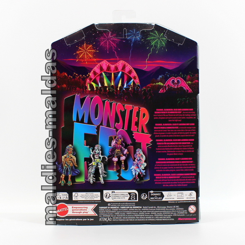 Monster High Frankie Stein Monster Fest Doll Puppe HXH79 – Bild 7