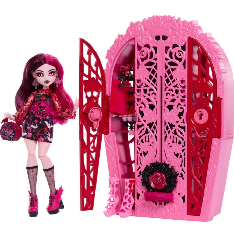 Monster High Draculaura Skulltimate Secrets Garden Mysteries Spielset HYT72 Puppe Doll – Bild 2