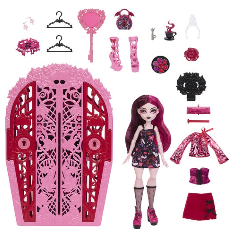 Monster High Draculaura Skulltimate Secrets Garden Mysteries Spielset HYT72 Puppe Doll – Bild 8
