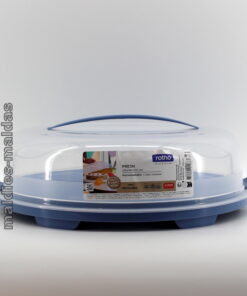 Rotho Kuchenbehälter Tortenbehälter flach FRESH Horizon Blue