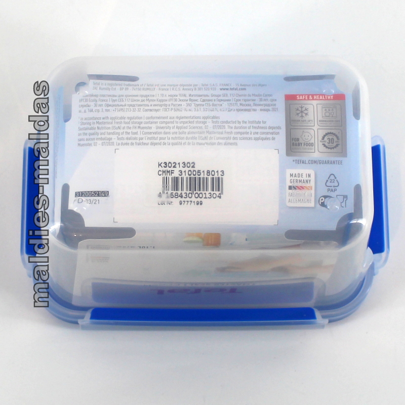 Tefal Master Seal Fresh Vorratsdosen Aufbewahrung 1,1L – Bild 3